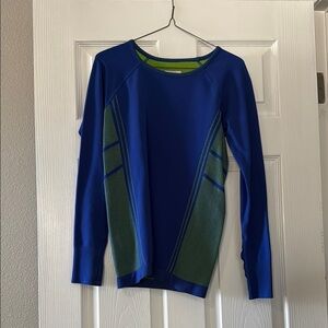 Blue and Green Women’s Long Sleeve